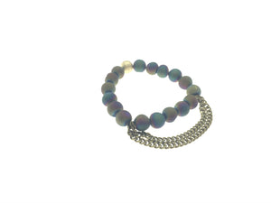 Druzy Rainbow Single