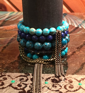 Turquoise Stacked Up