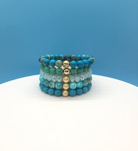 Turquoise Stacked Up #1