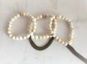 White & Gold